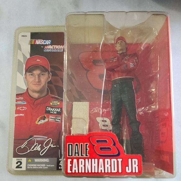 Dale Earnhardt Jr. McFarlane NASCAR Action Figure Series 2 2004 MR - Picture 1 of 3